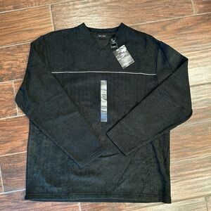 Axcess Charcoal Long-Sleeve V-Neck Sweater, Large